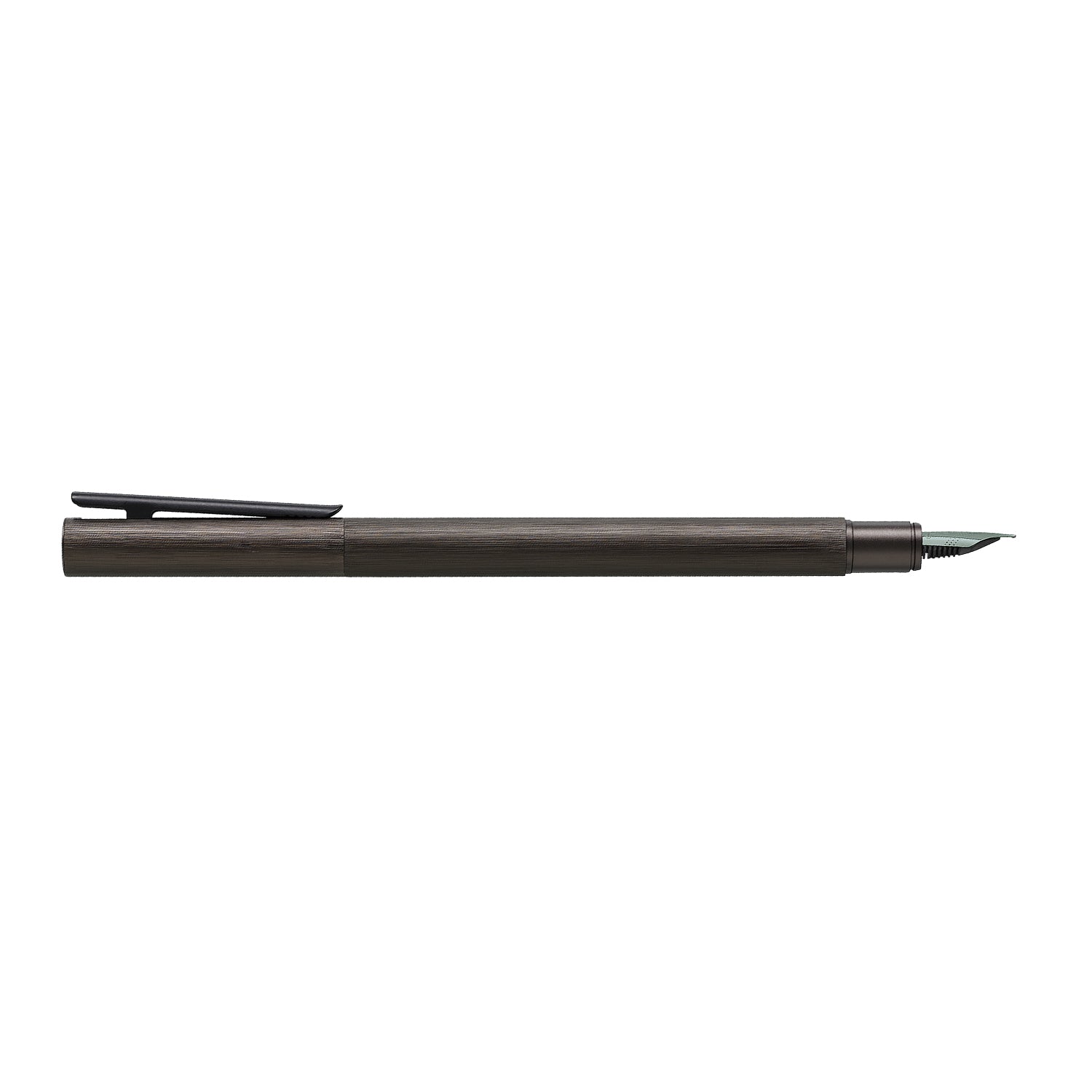 Faber-Castell Neo Slim Fountain Pen - Aluminium Gunmetal BT B