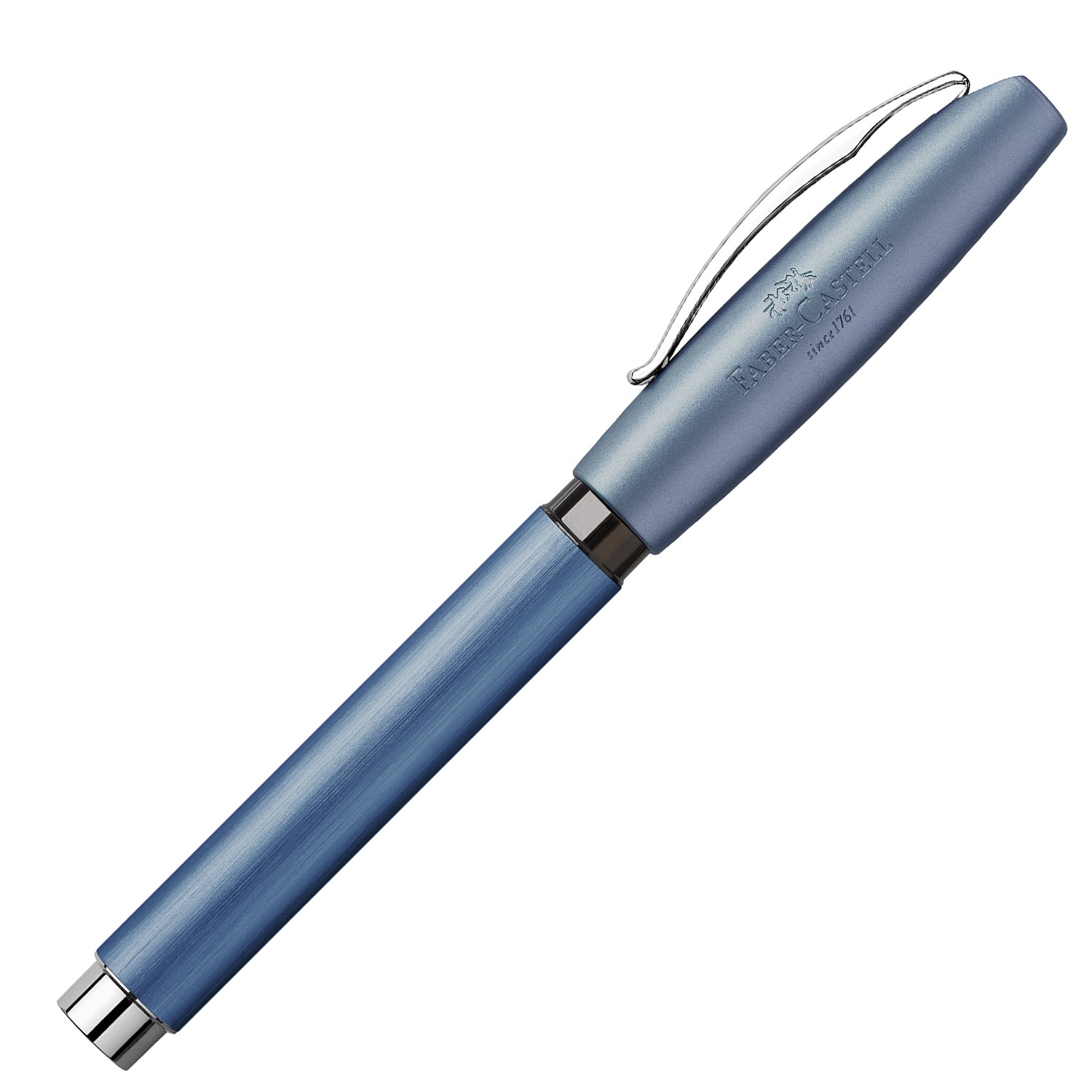 Faber-Castell Essentio Fountain Pen - Aluminium Blue CT B