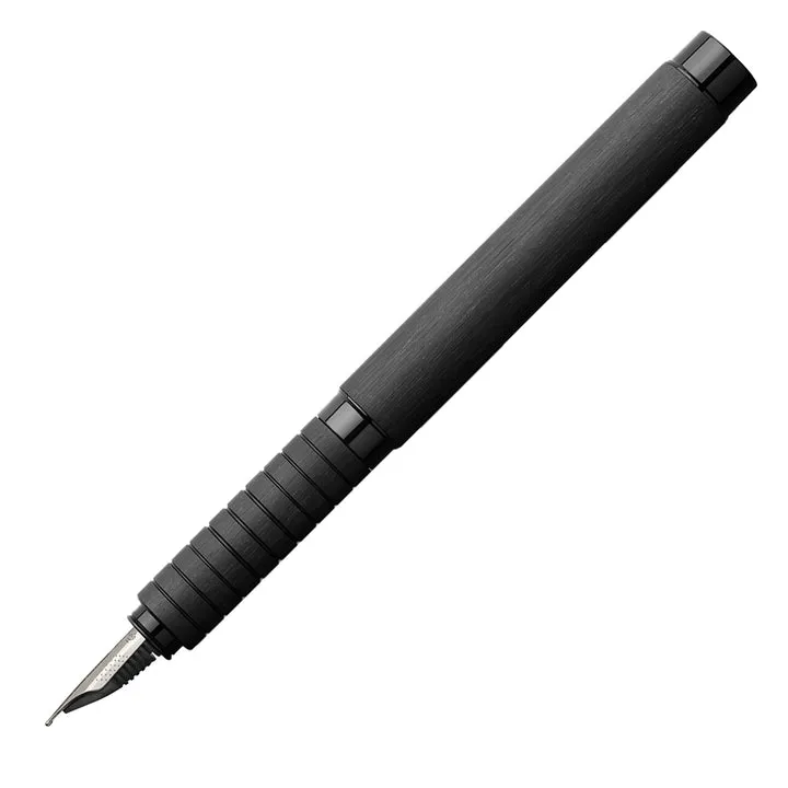 Faber-Castell Essentio Fountain Pen - Aluminium Black RT B