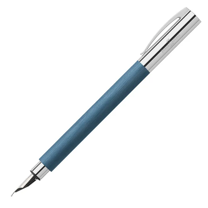 Faber-Castell Ambition Fountain Pen - Resin Blue CT M