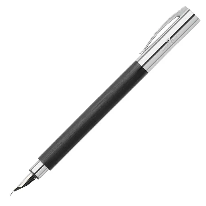Faber-Castell Ambition Fountain Pen - Resin Black CT B