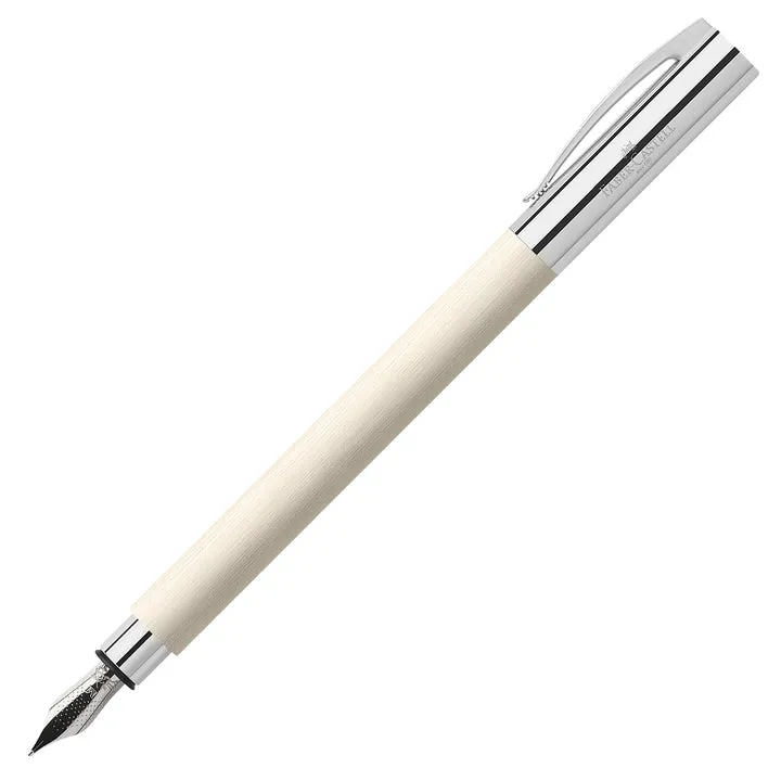 Faber-Castell Ambition Fountain Pen - Cinematic White CT EF