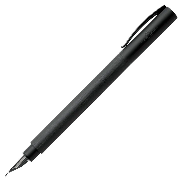 Faber-Castell Ambition Fountain Pen - All Black PVD (Special Edition) M