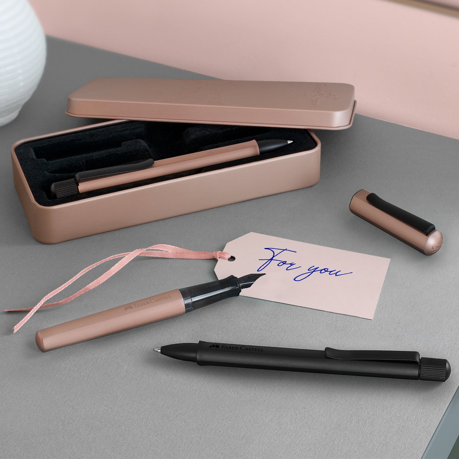 Faber-Castell Hexo Ball Pen - Bronze BT