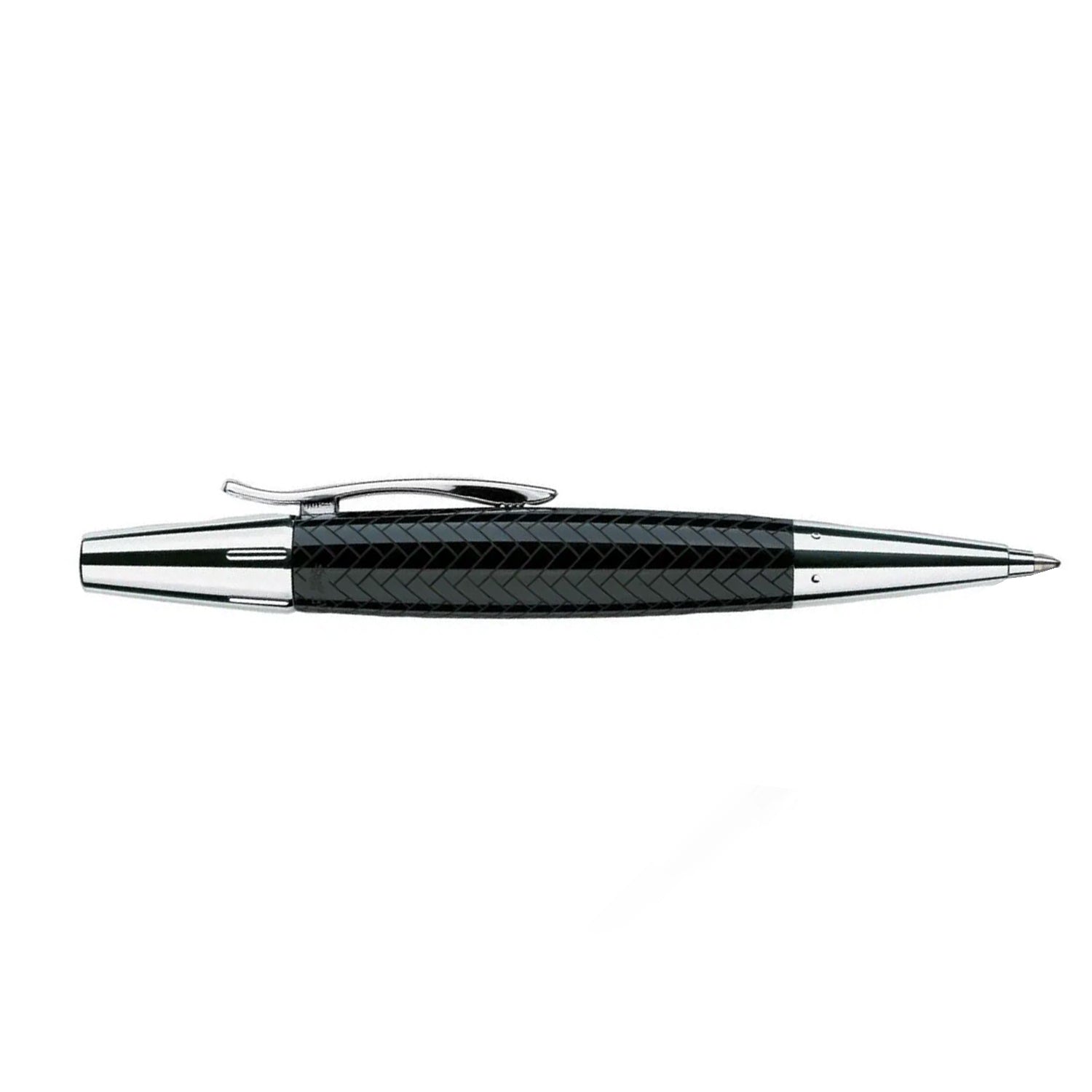 Faber-Castell E-motion Ball Pen - Parquet Black CT