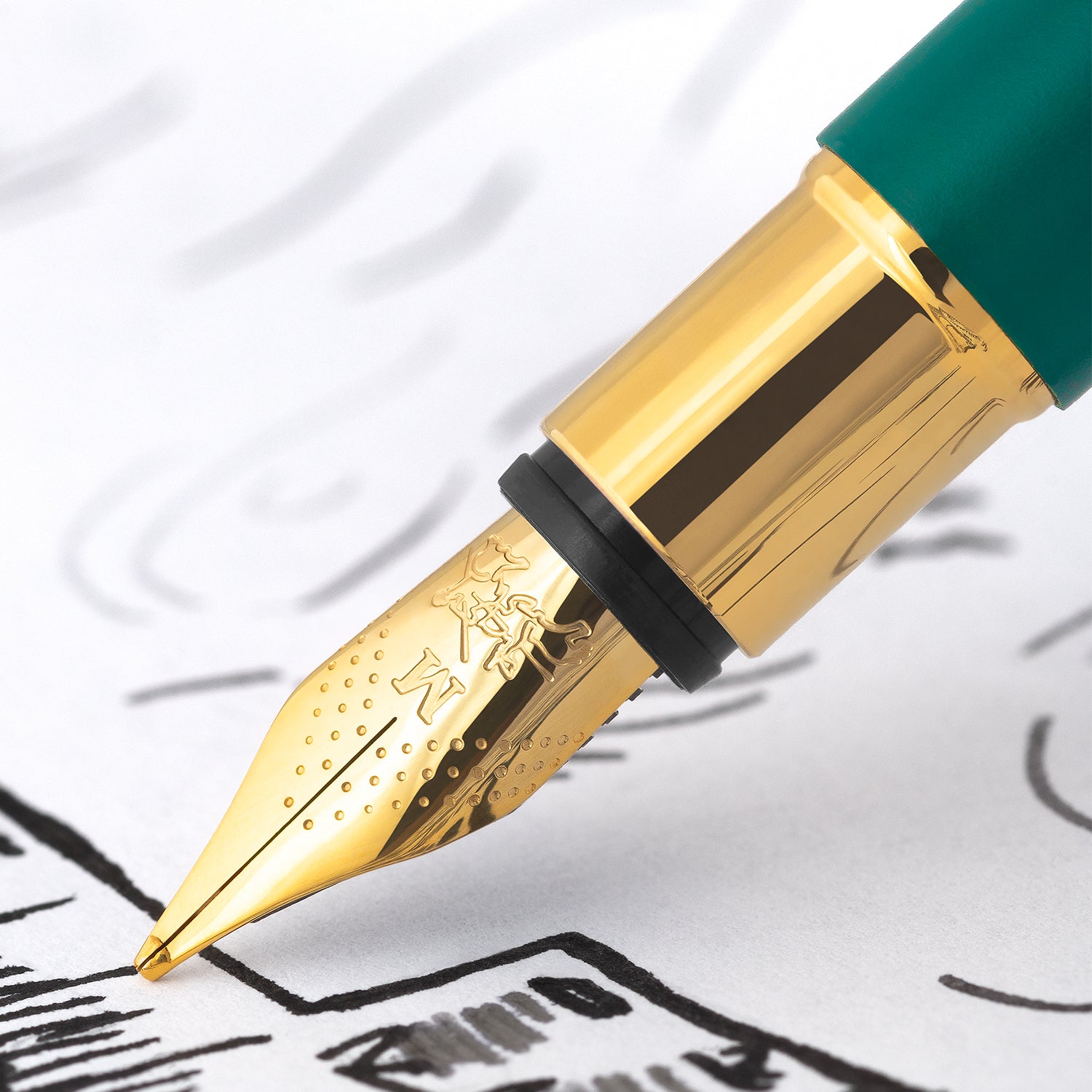 Faber-Castell Neo Slim Fountain Pen - Rainforest GT (Limited Edition) B