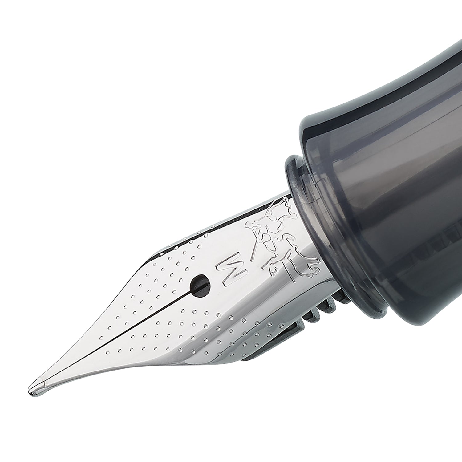 Faber-Castell Hexo Fountain Pen - Matte Silver CT M