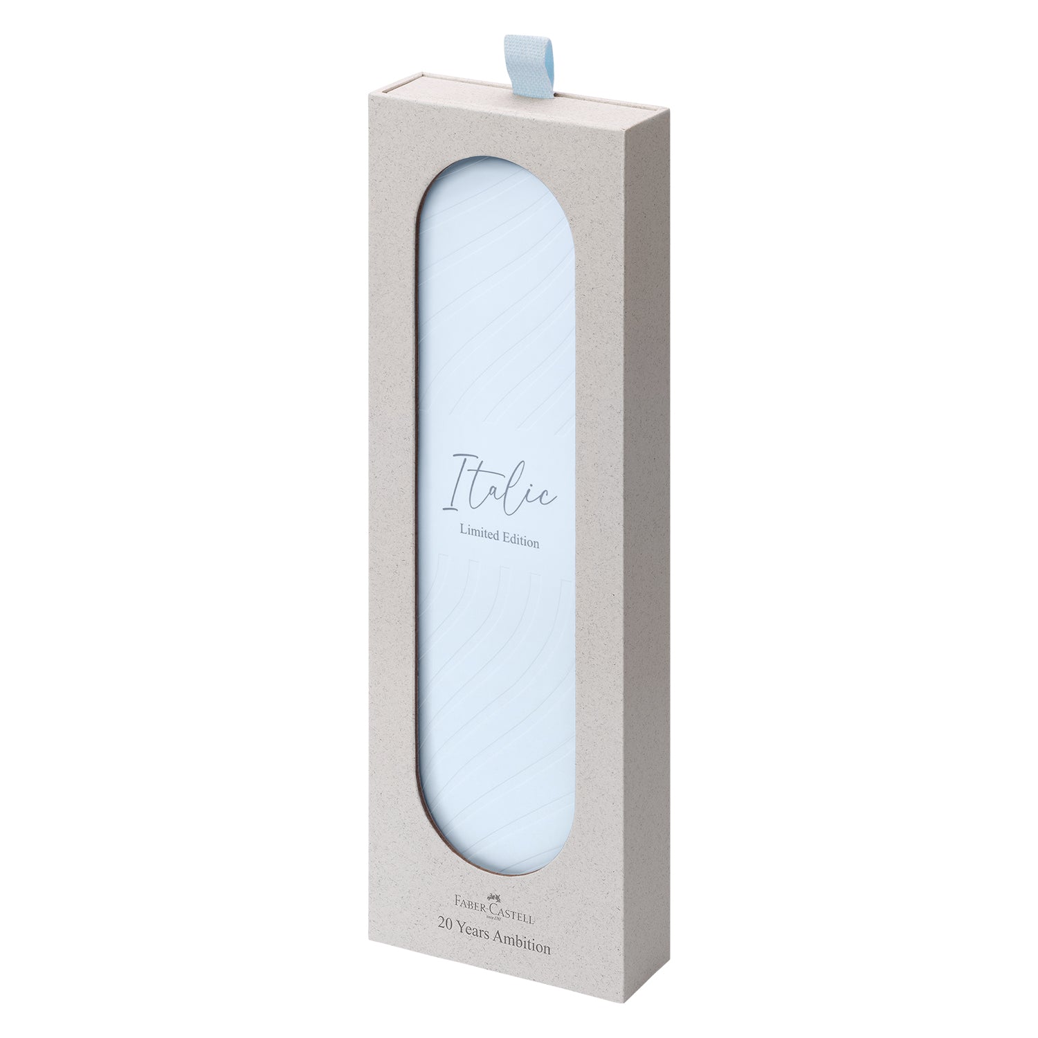 Faber-Castell Ambition Fountain Pen - Italic Ice Blue CT EF