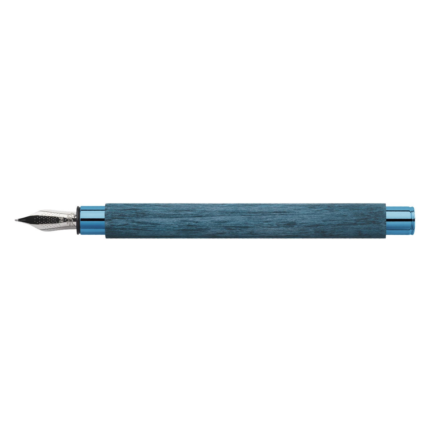 Faber-Castell Ambition Fountain Pen - Blue Wood PVD (Special Edition) B