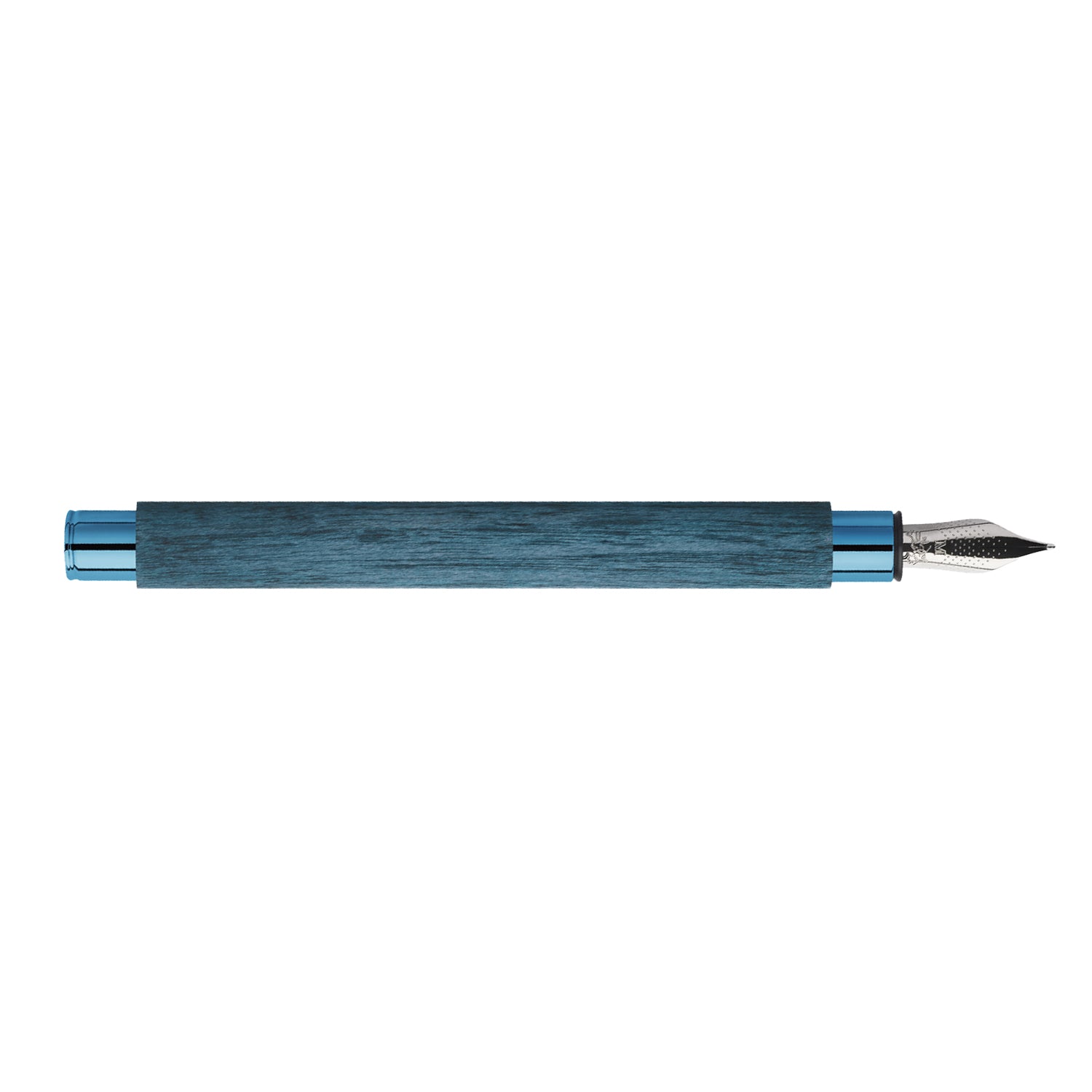 Faber-Castell Ambition Fountain Pen - Blue Wood PVD (Special Edition) B