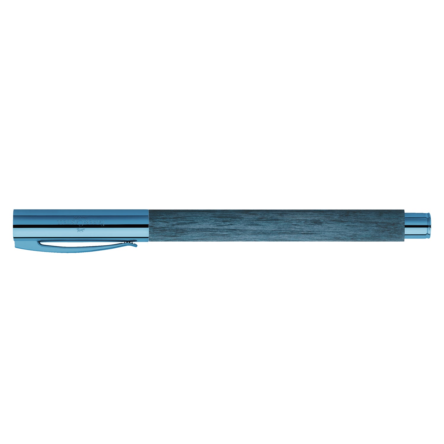 Faber-Castell Ambition Fountain Pen - Blue Wood PVD (Special Edition) EF