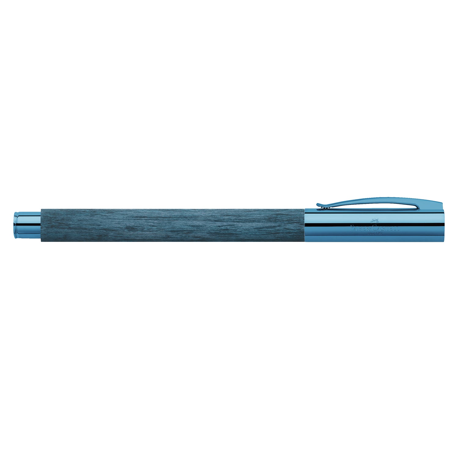 Faber-Castell Ambition Fountain Pen - Blue Wood PVD (Special Edition) EF