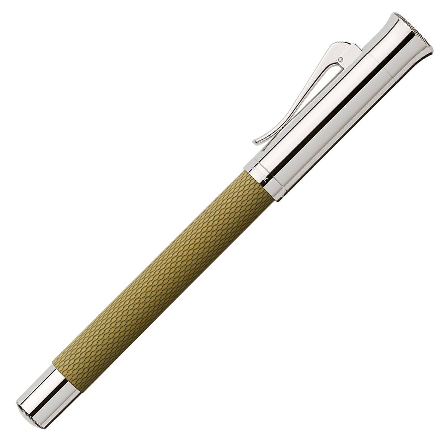 Graf Von Faber-Castell Guilloche Fountain Pen - Olive Green B
