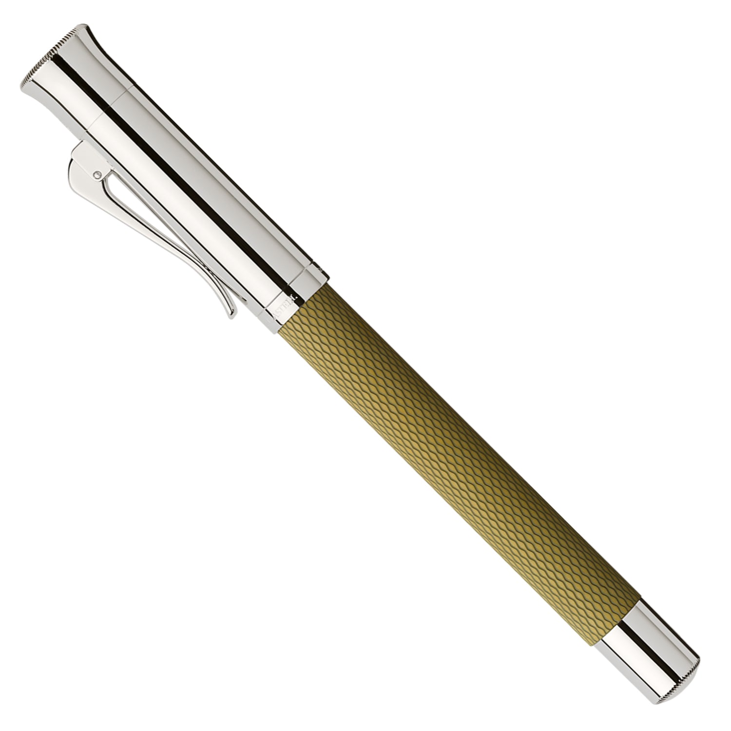 Graf Von Faber-Castell Guilloche Fountain Pen - Olive Green B