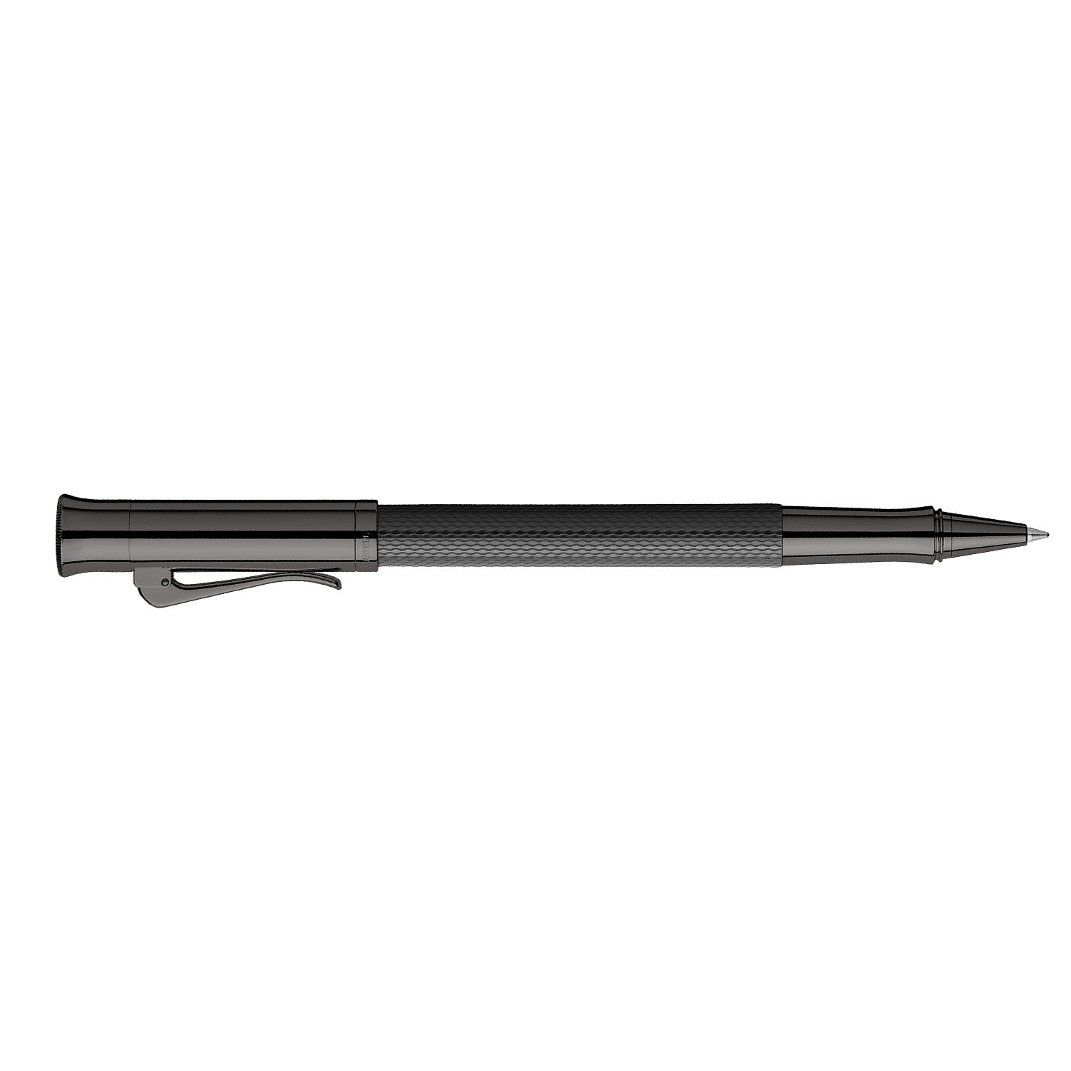 Graf Von Faber-Castell Guilloche Roller Ball Pen - Black Edition