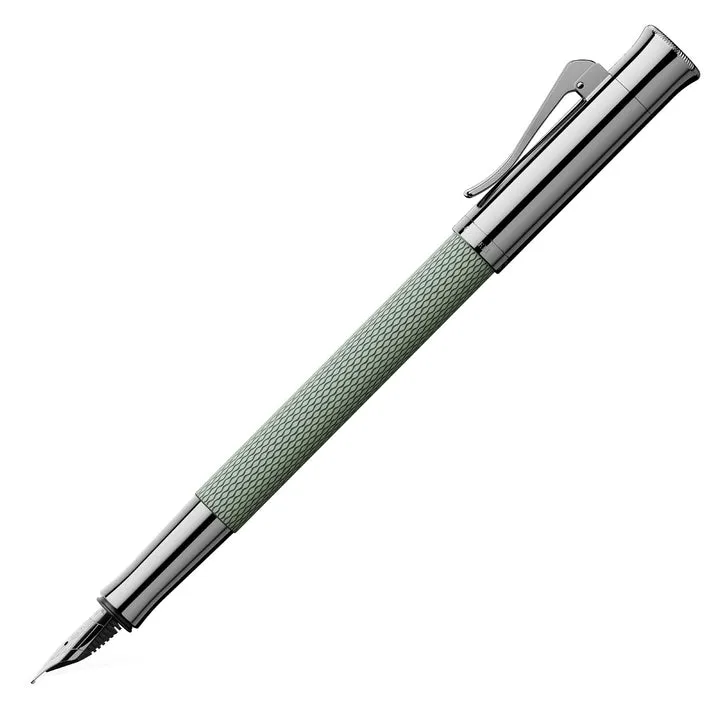Graf Von Faber-Castell Guilloche Fountain Pen - Sage Green B