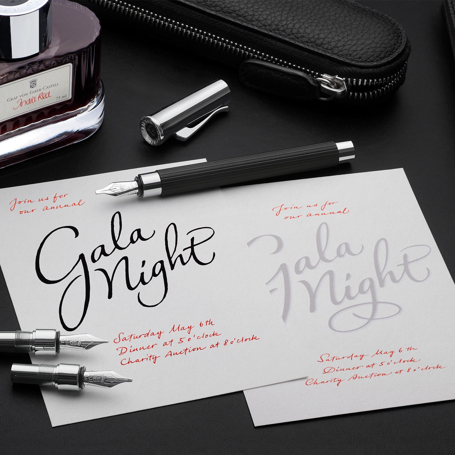 Graf Von Faber-Castell Calligraphy Set - Black