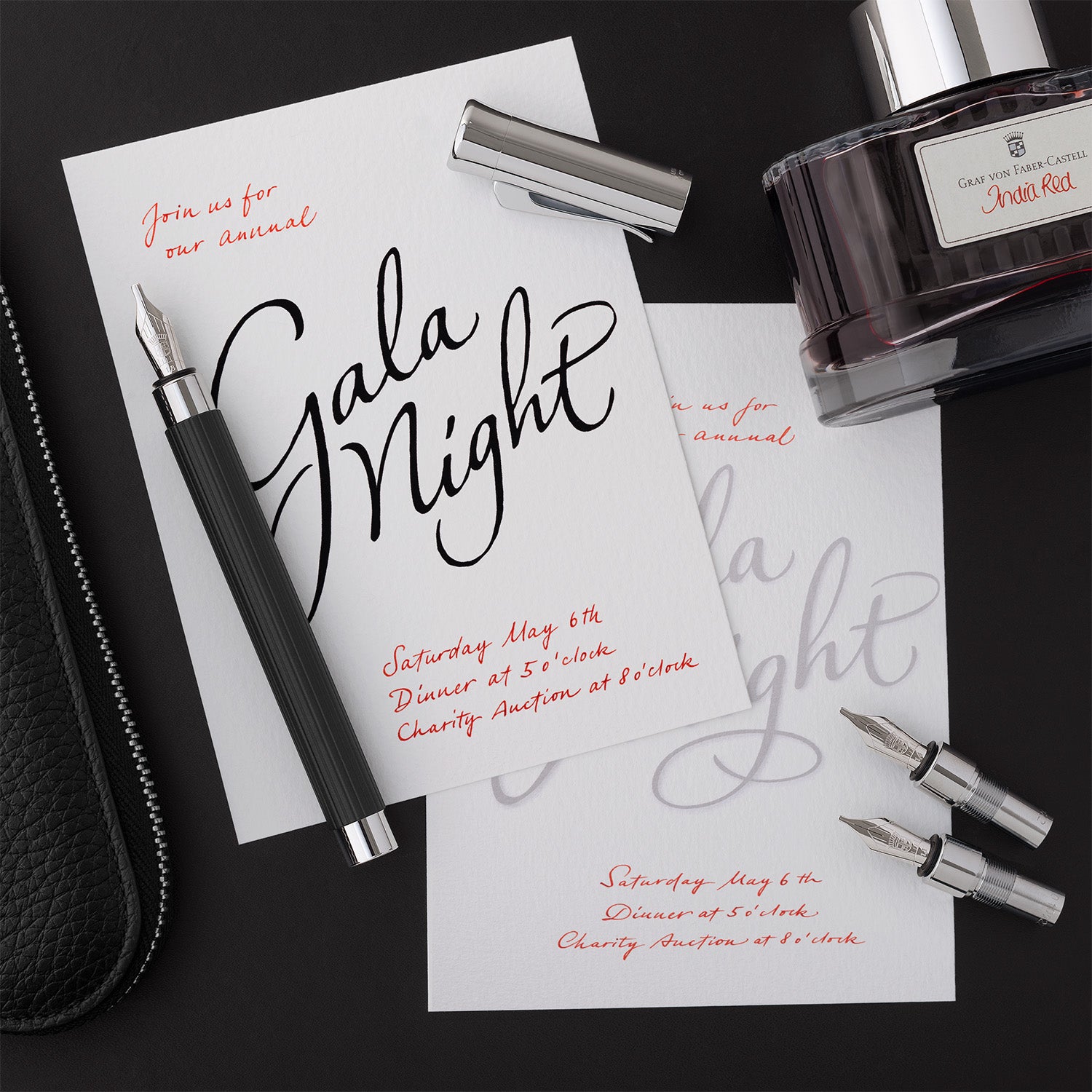 Graf Von Faber-Castell Calligraphy Set - Black