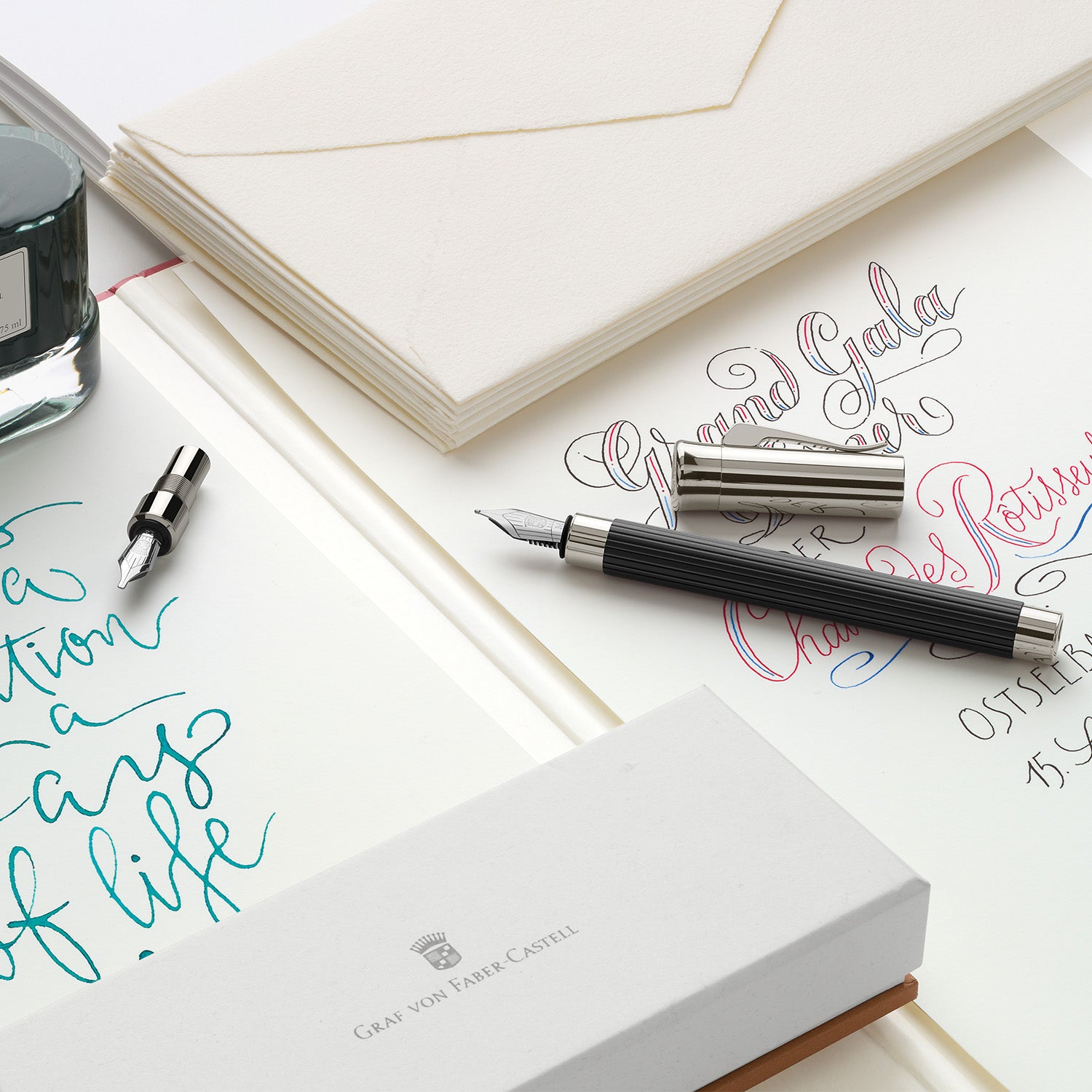 Graf Von Faber-Castell Calligraphy Set - Black
