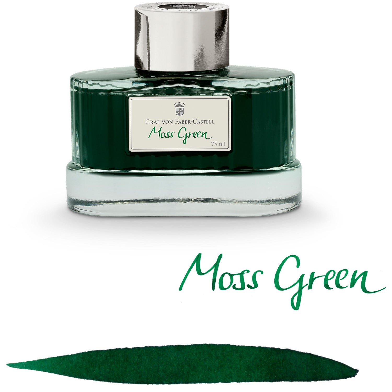 Graf Von Faber-Castell Moss Green Ink Bottle - 75ml