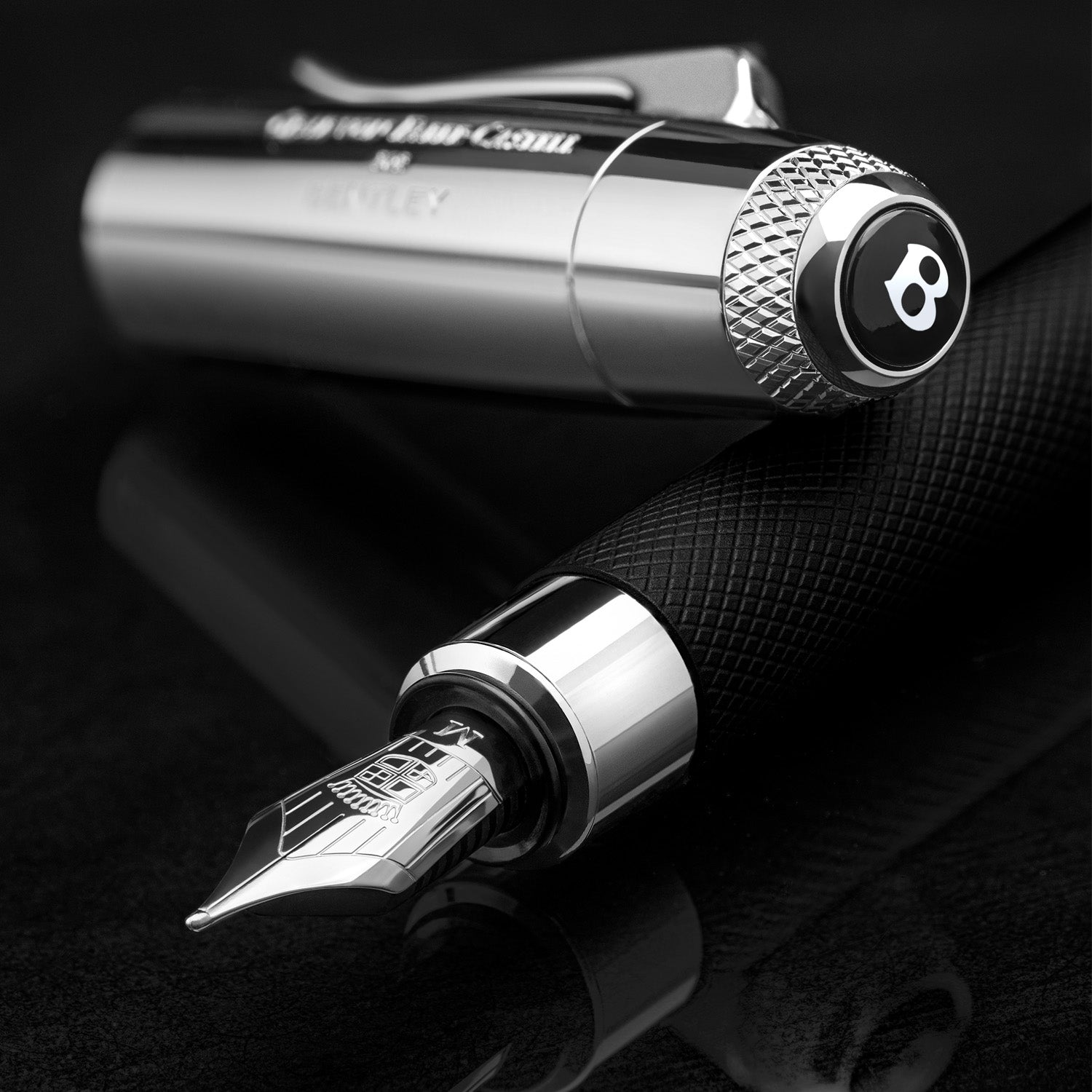 Graf Von Faber-Castell x Bentley Fountain Pen - Onyx B