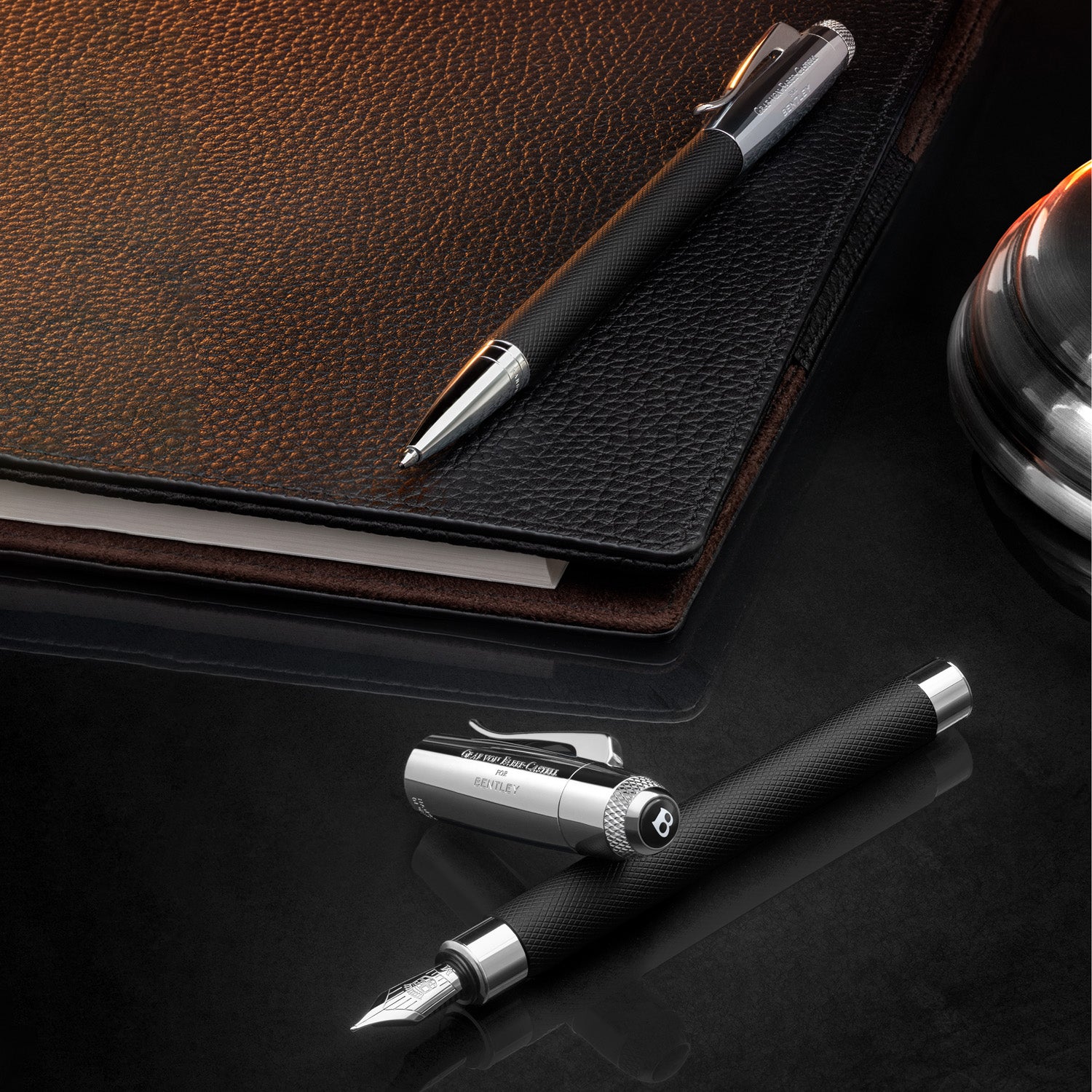 Graf Von Faber-Castell x Bentley Fountain Pen - Onyx B