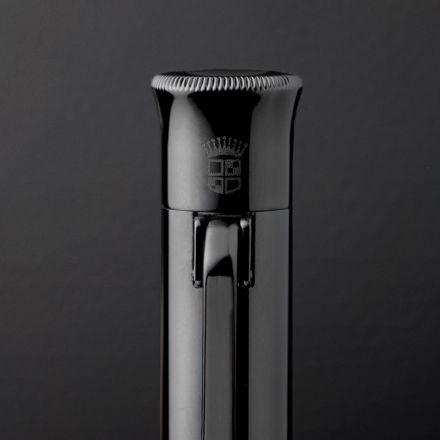 Graf Von Faber-Castell Guilloche Black Edition Fountain Pen - Anthracite EF