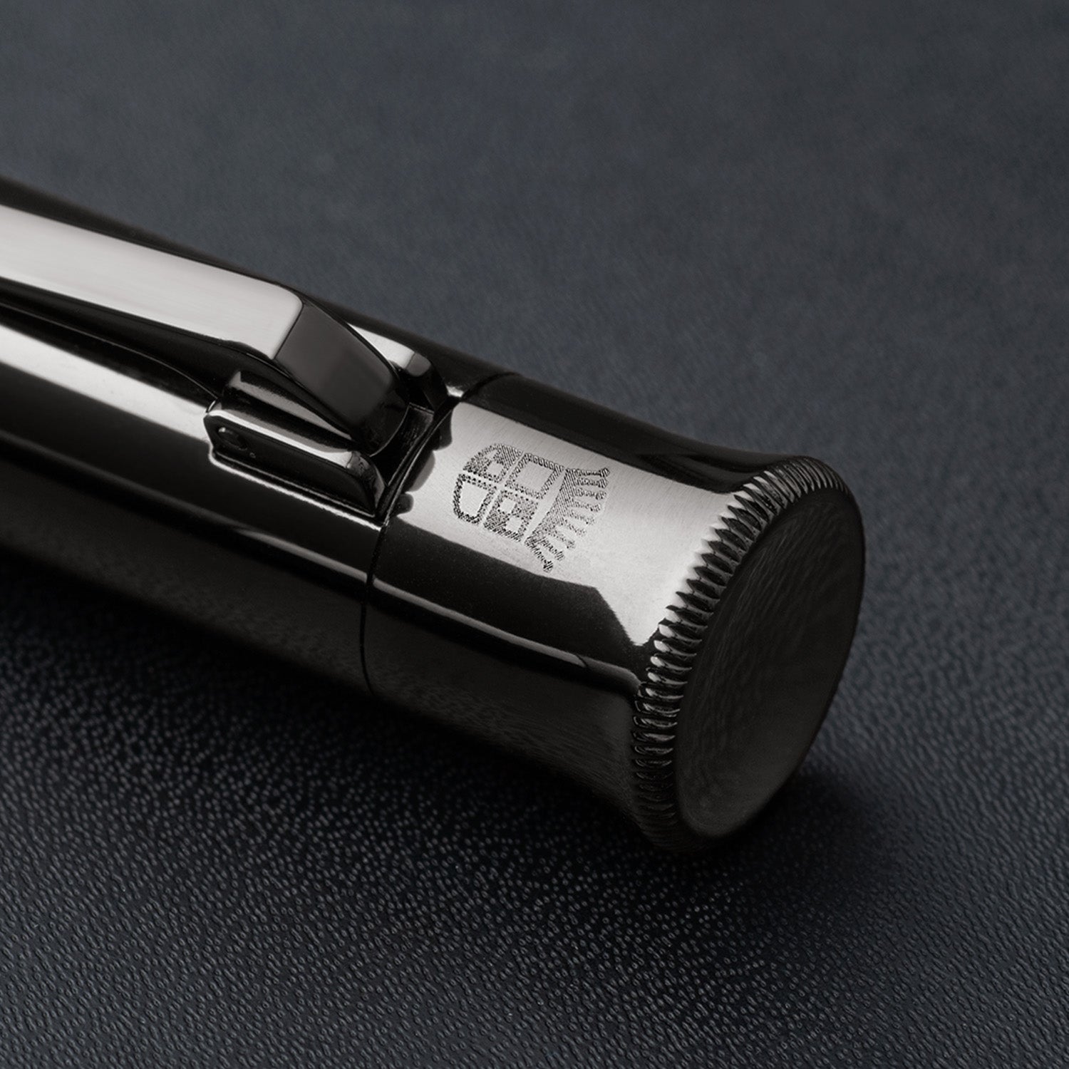 Graf Von Faber-Castell Guilloche Black Edition Fountain Pen - Anthracite EF