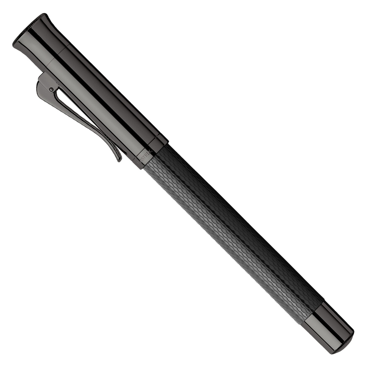 Graf Von Faber-Castell Guilloche Black Edition Fountain Pen - Anthracite B