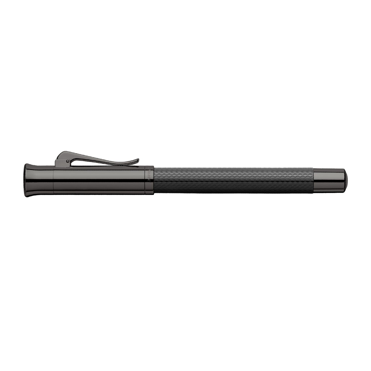 Graf Von Faber-Castell Guilloche Black Edition Fountain Pen - Anthracite B