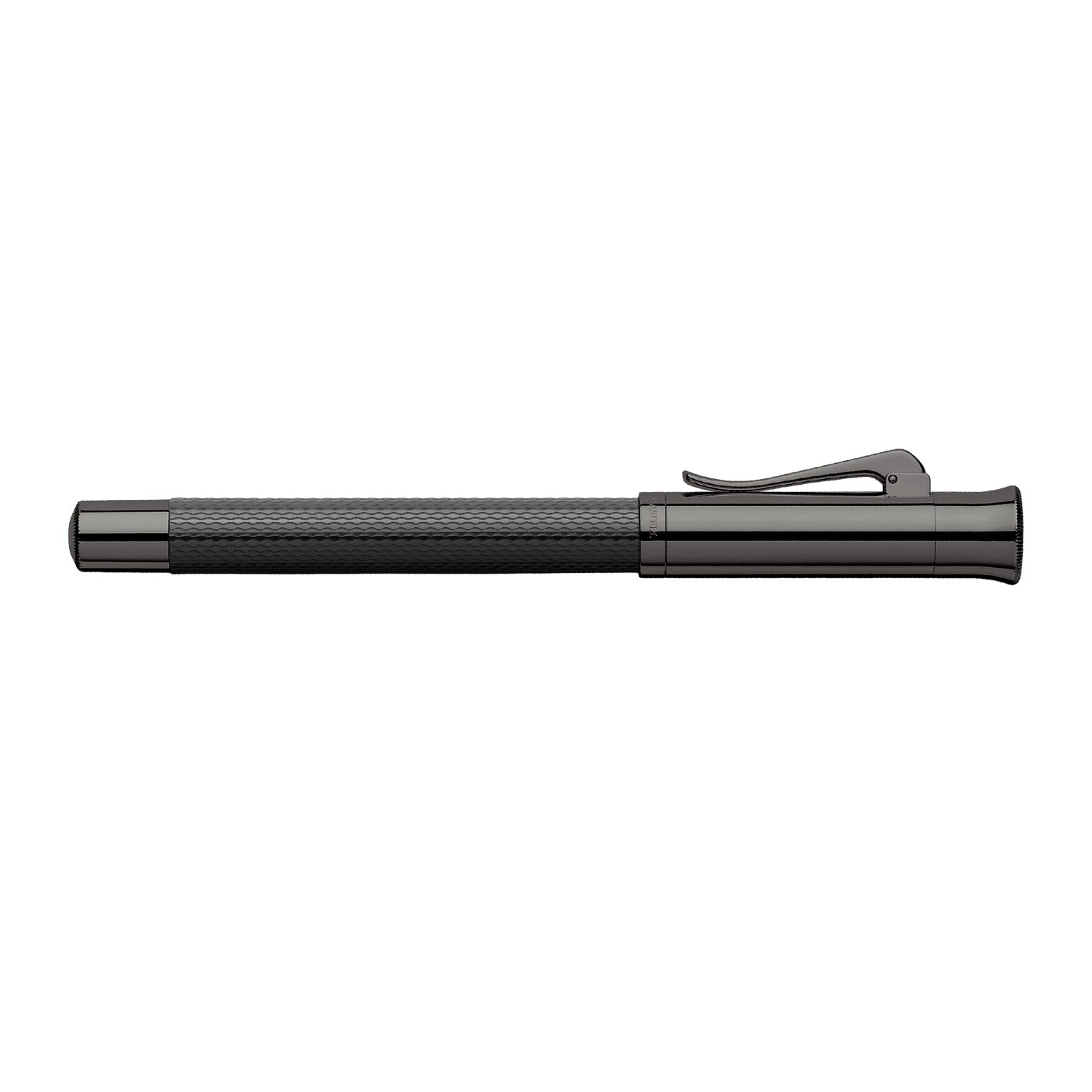 Graf Von Faber-Castell Guilloche Black Edition Fountain Pen - Anthracite B