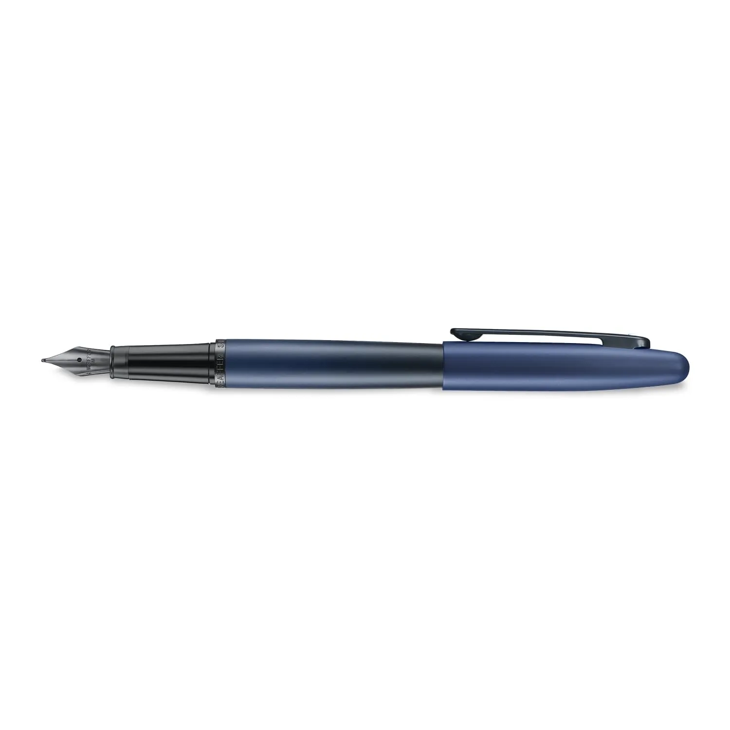 Sheaffer VFM Fountain Pen | E9429 Matt Blue with Black Trims with PVD | Medium Nib with Converter | Premium Fountain Pen