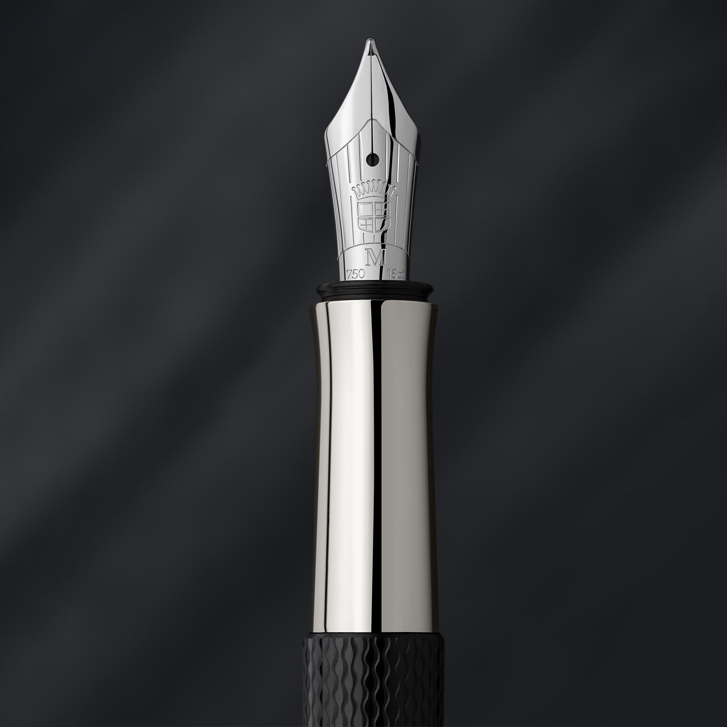 Graf Von Faber-Castell Guilloche Fountain Pen - Black B