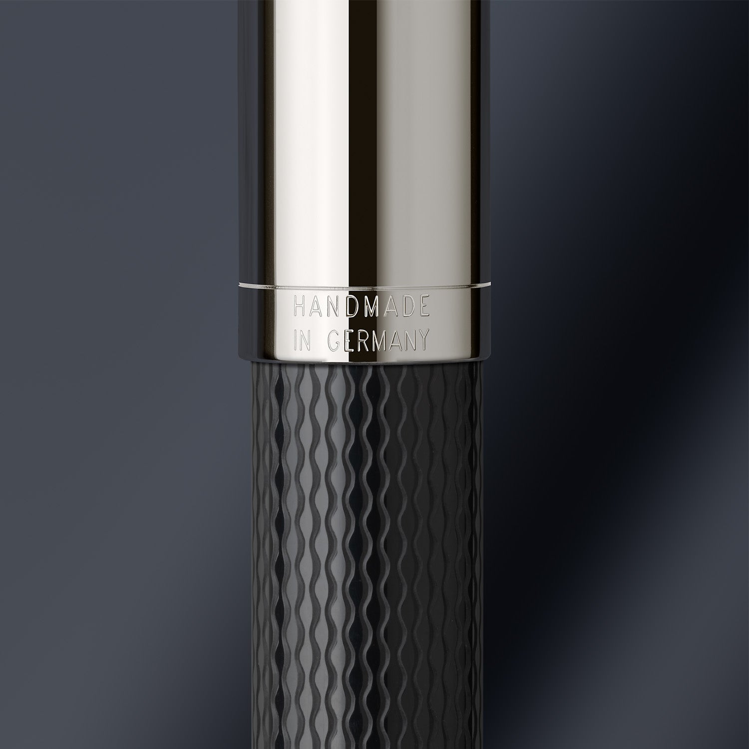 Graf Von Faber-Castell Guilloche Fountain Pen - Black B