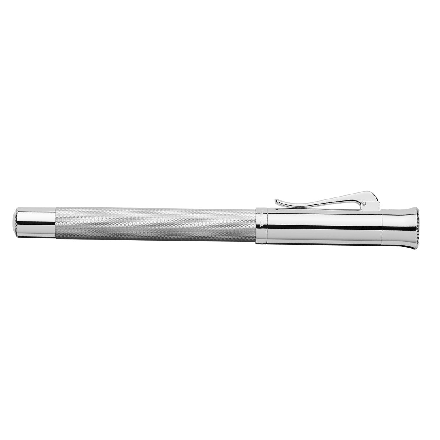 Graf Von Faber-Castell Guilloche Fountain Pen - Rhodium F