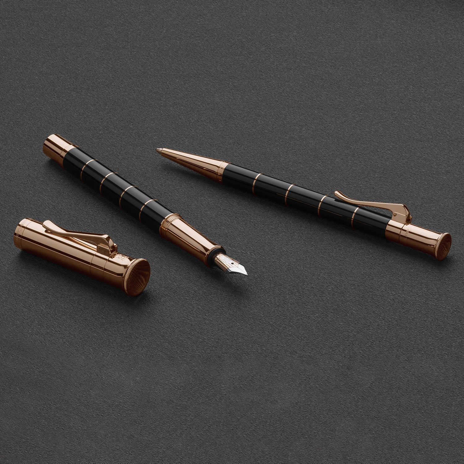 Graf Von Faber-Castell Classic Anello Fountain Pen - Rosegold B