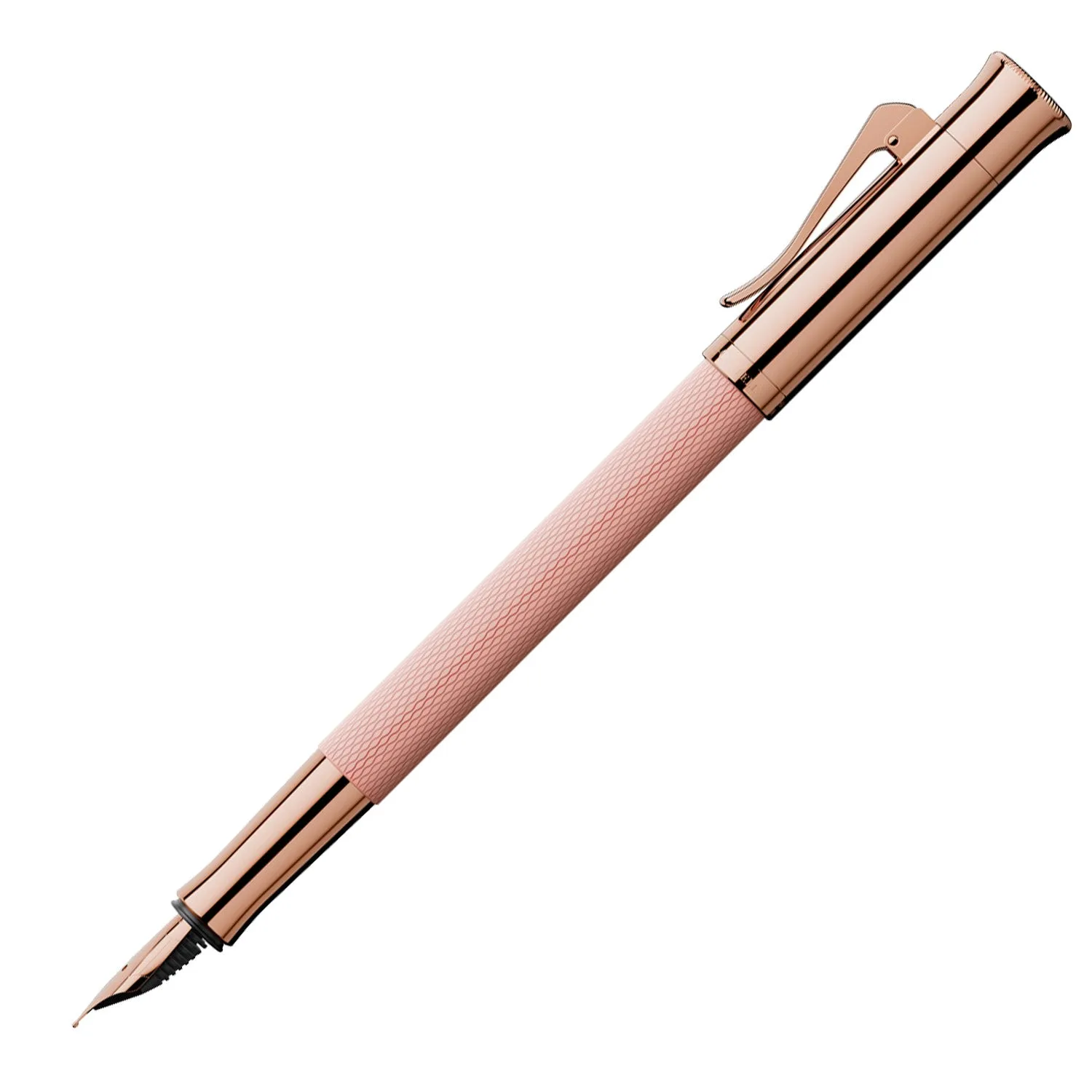 Graf Von Faber-Castell Guilloche Fountain Pen - Rose Blush EF