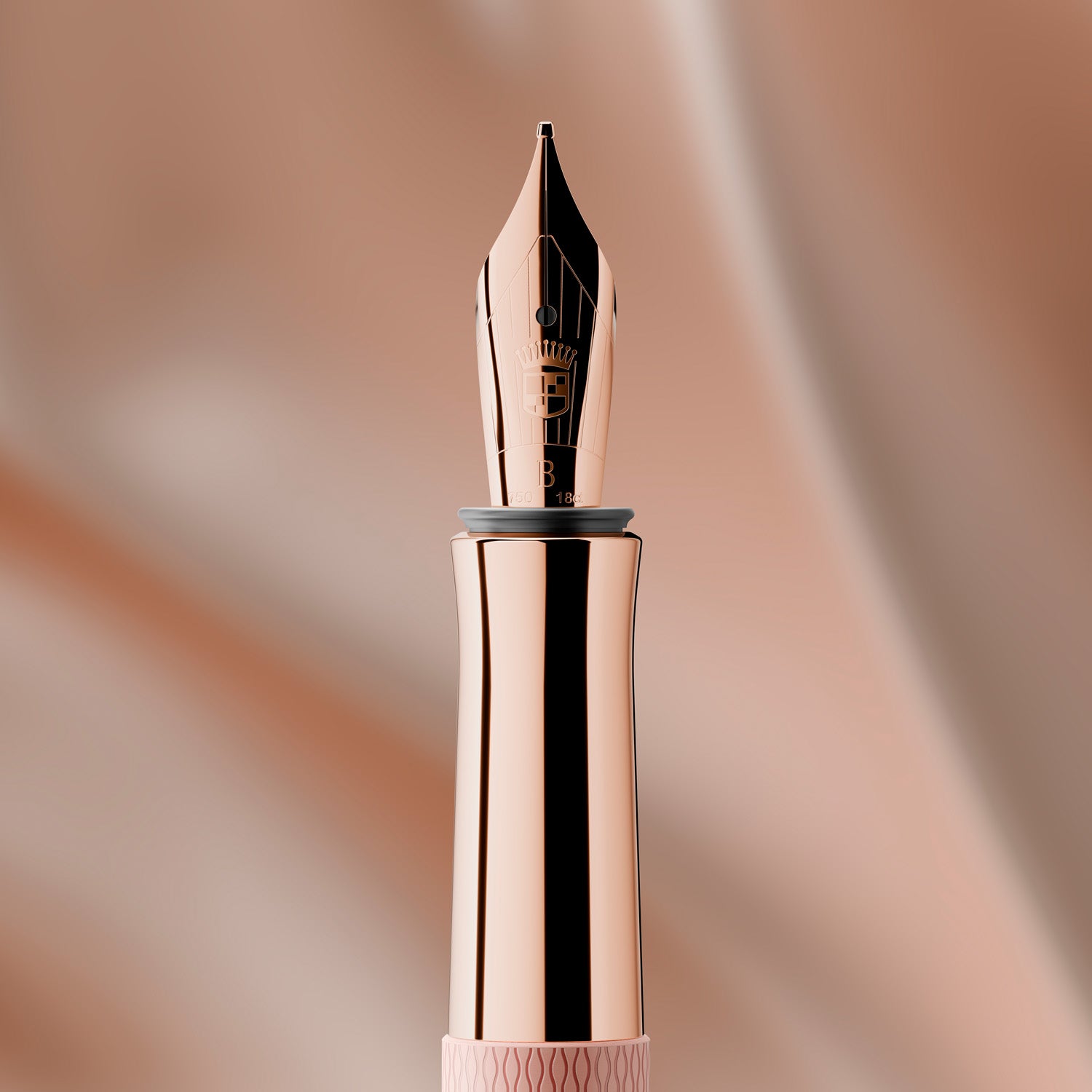 Graf Von Faber-Castell Guilloche Fountain Pen - Rose Blush EF