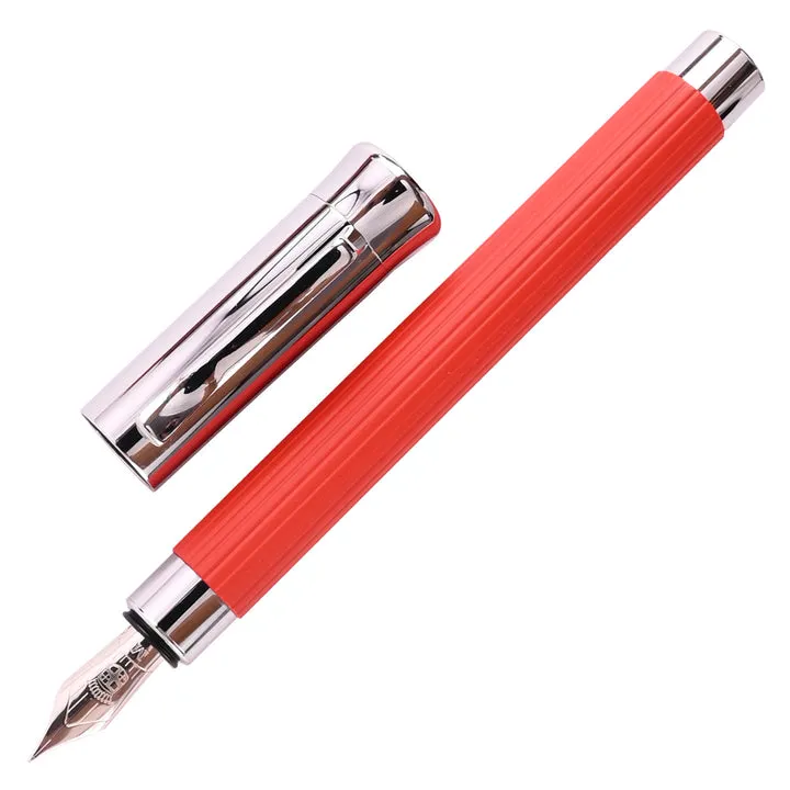 Graf Von Faber-Castell Tamitio Fountain Pen - India Red EF