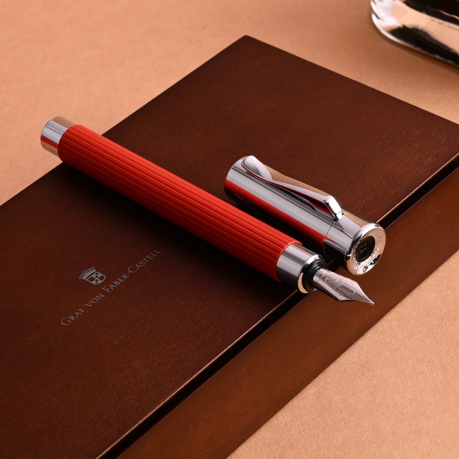 Graf Von Faber-Castell Tamitio Fountain Pen - India Red EF