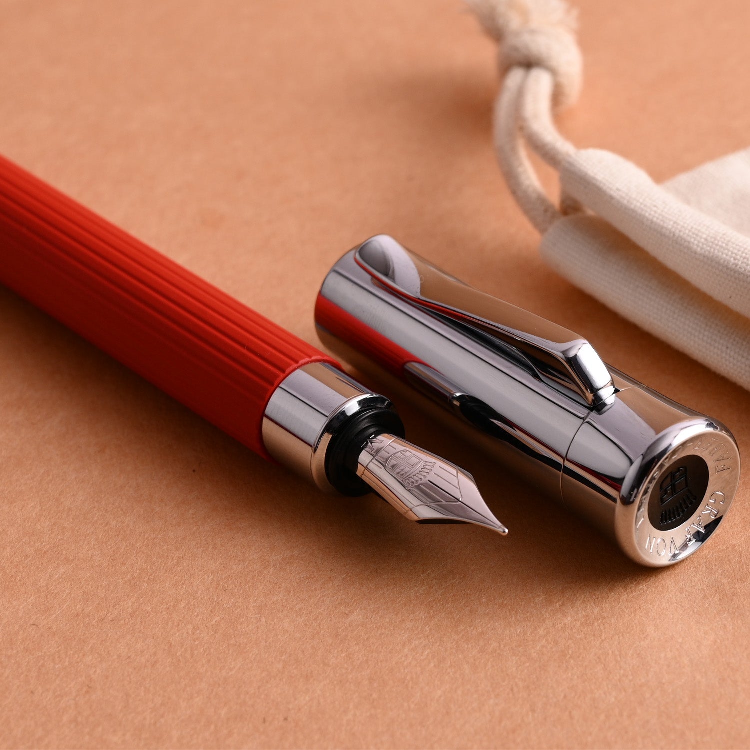 Graf Von Faber-Castell Tamitio Fountain Pen - India Red B