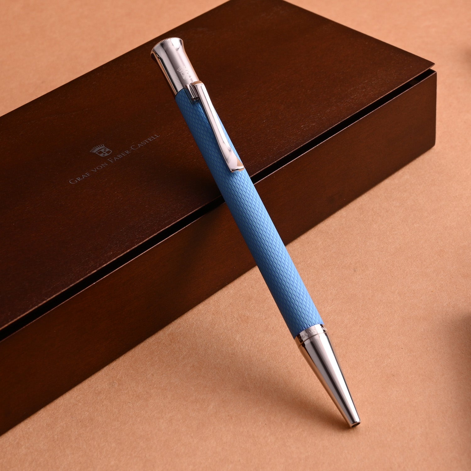 Graf Von Faber-Castell Guilloche Ball Pen - Gulf Blue