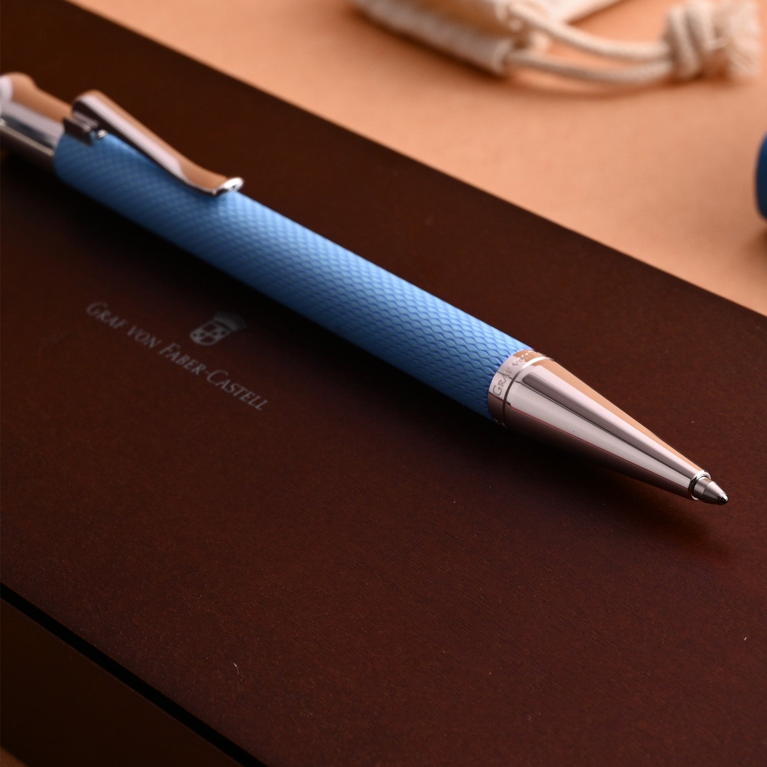 Graf Von Faber-Castell Guilloche Ball Pen - Gulf Blue