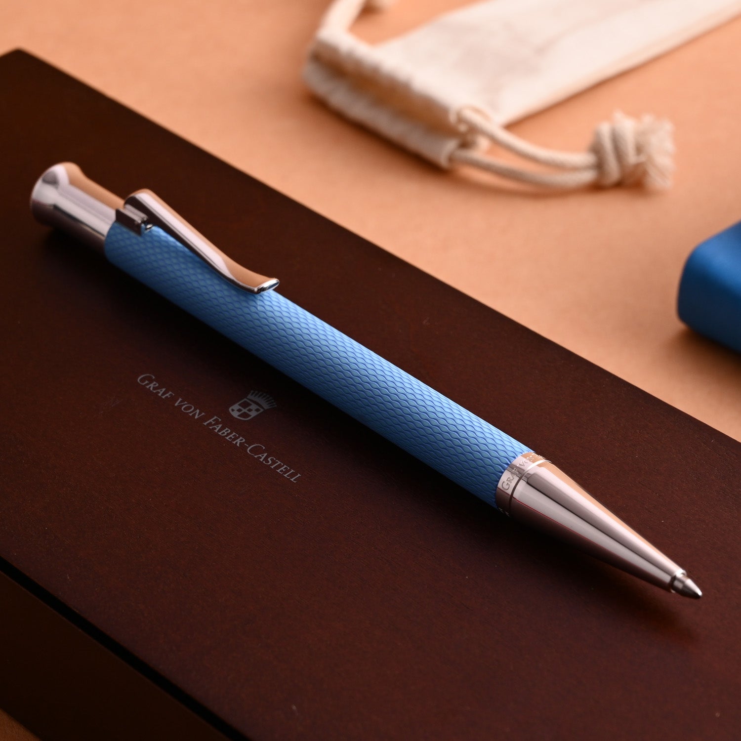 Graf Von Faber-Castell Guilloche Ball Pen - Gulf Blue