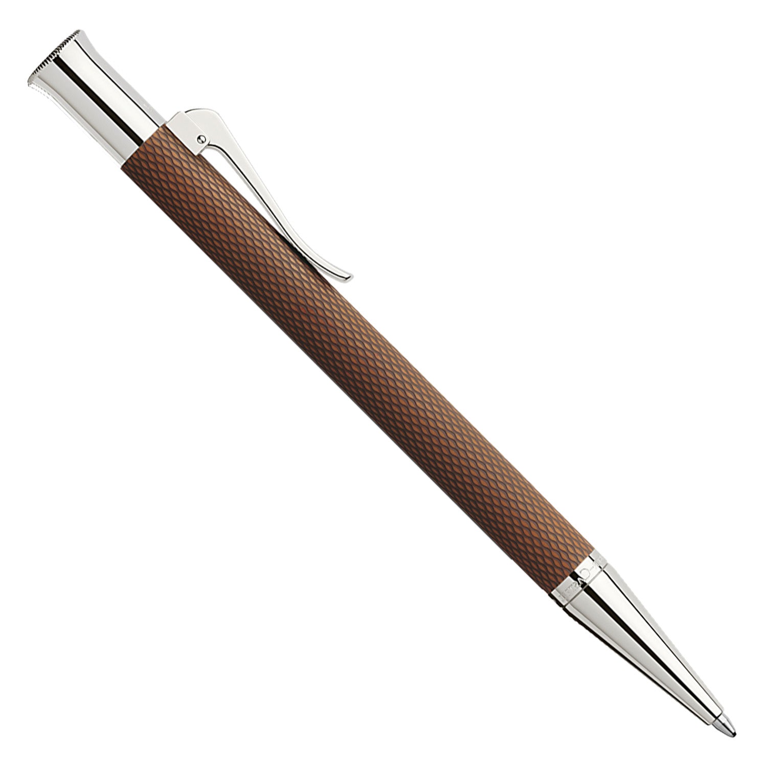 Graf Von Faber-Castell Guilloche Ball Pen - Cognac Brown