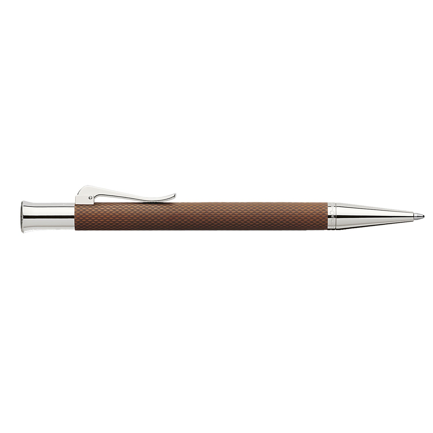 Graf Von Faber-Castell Guilloche Ball Pen - Cognac Brown