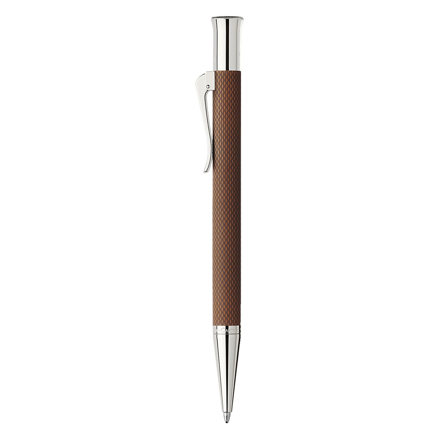 Graf Von Faber-Castell Guilloche Ball Pen - Cognac Brown