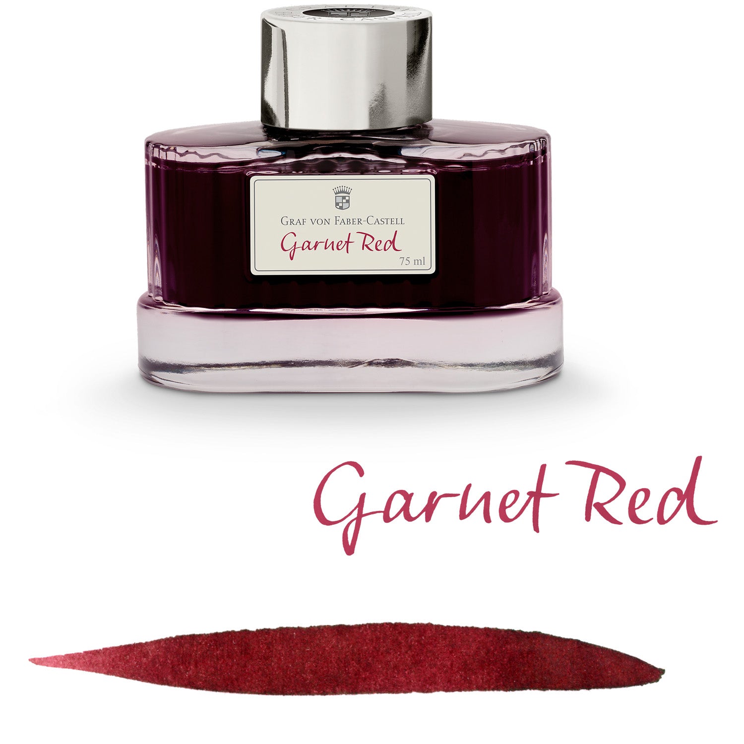 Graf Von Faber-Castell Garnet Red Ink Bottle - 75ml