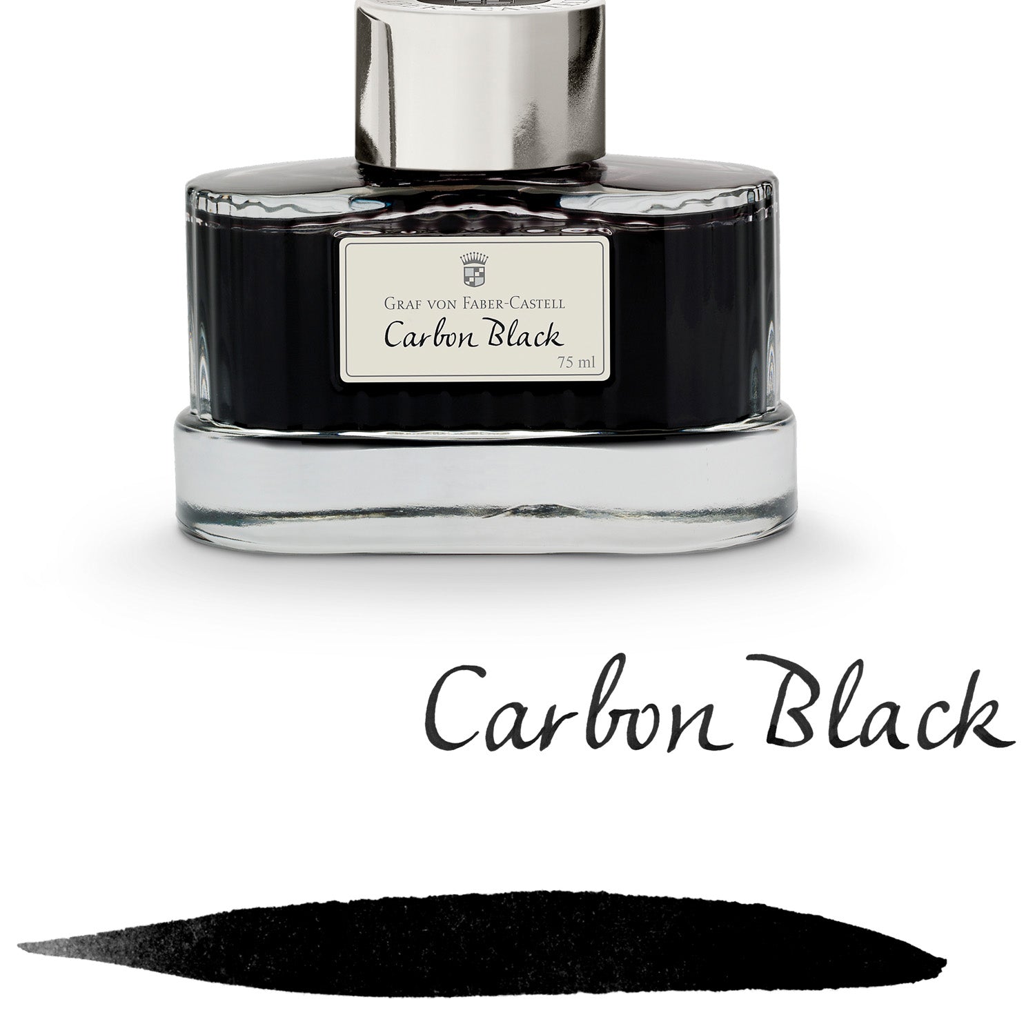 Graf Von Faber-Castell Carbon Black Ink Bottle - 75ml
