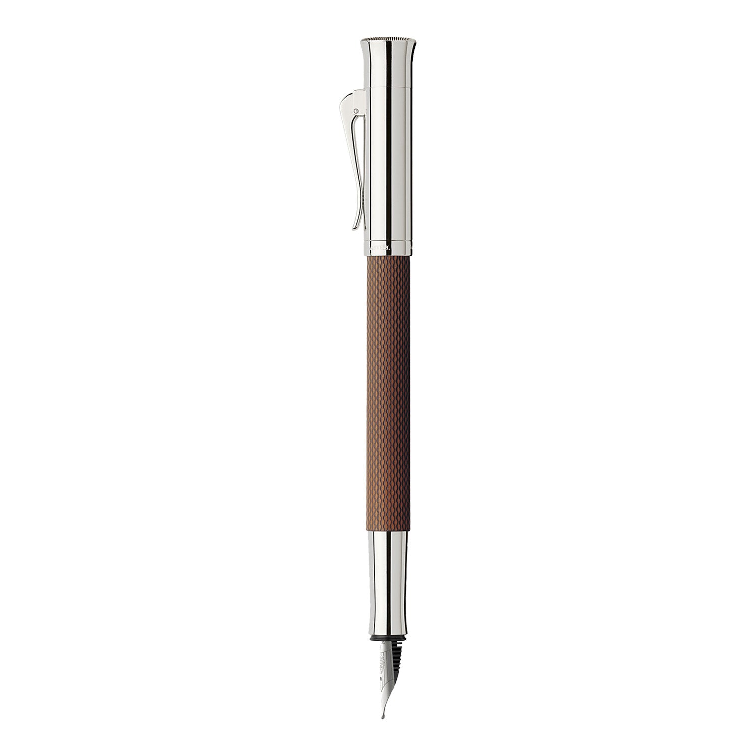 Graf Von Faber-Castell Guilloche Fountain Pen - Cognac Brown B